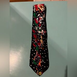 Vintage 1993 Looney Tunes Necktie: Warner Bros Cartoon Characters